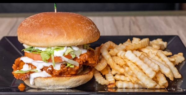 Bus N' Buffalo Chicken Sandwich